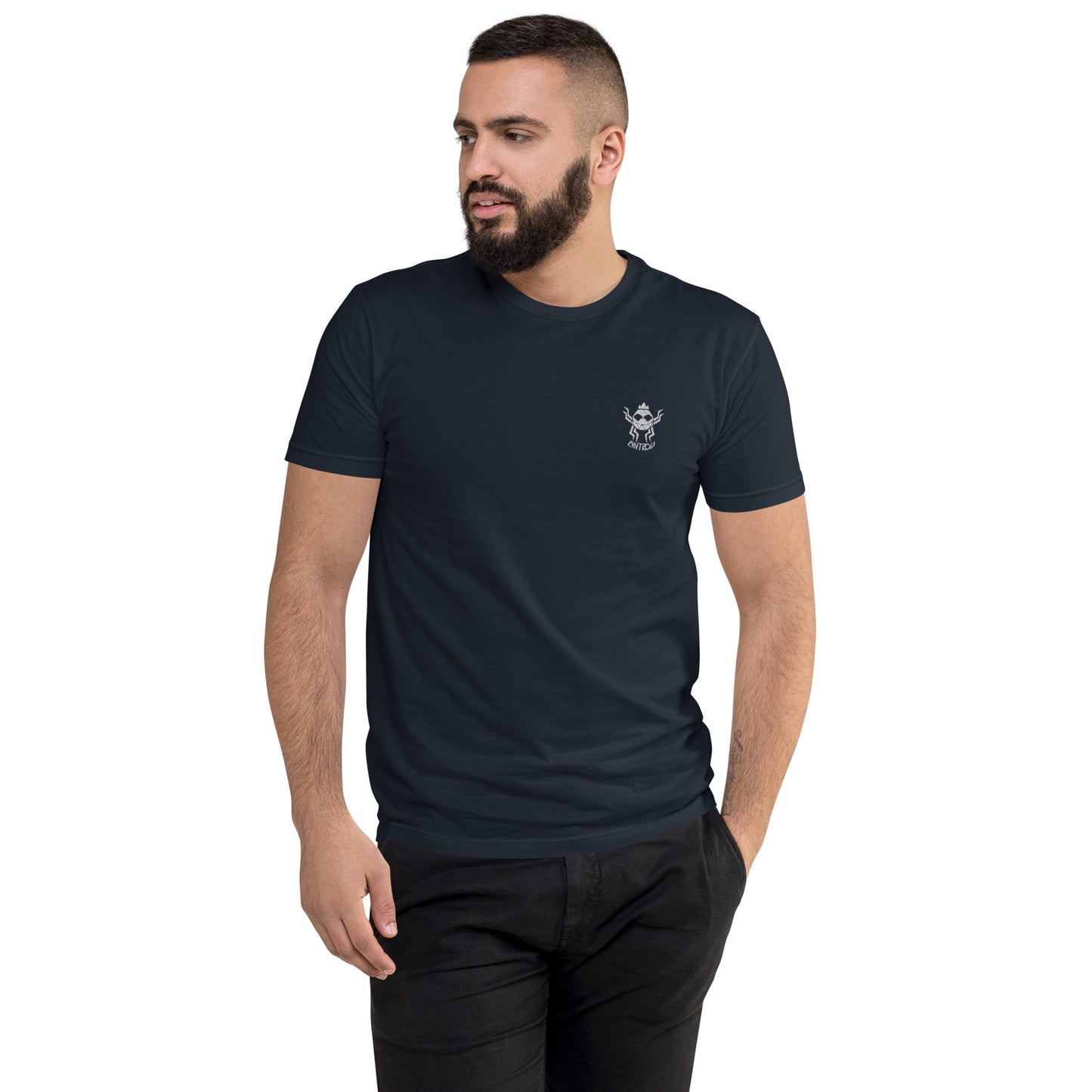 T-shirt à Manches Courtes CHVTROU (logo blanc)