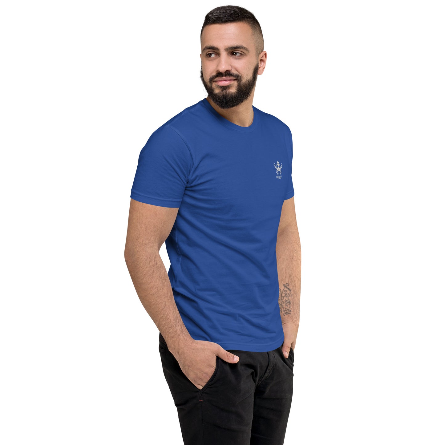 T-shirt à Manches Courtes CHVTROU (logo blanc)