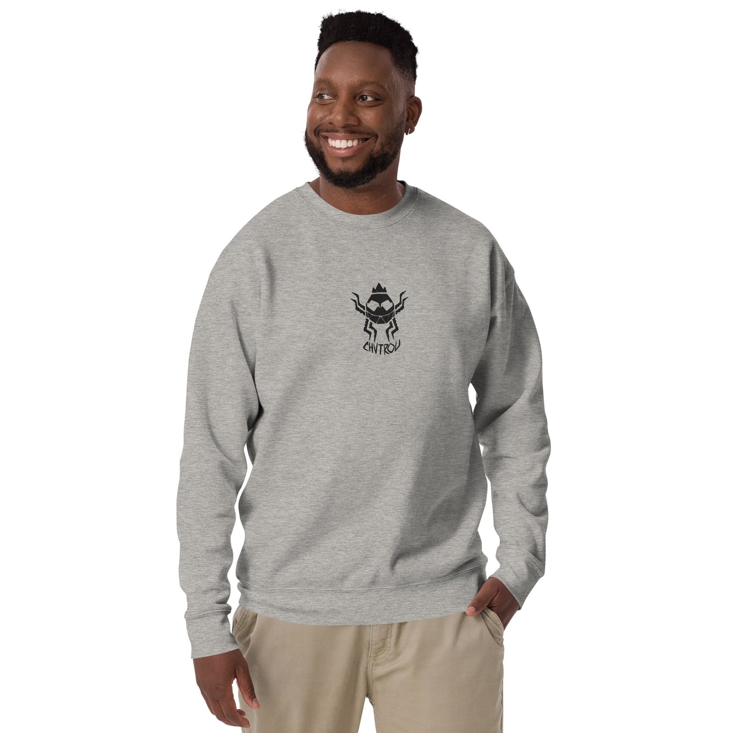 Sweatshirt Unisexe CHVTROU (logo noir)