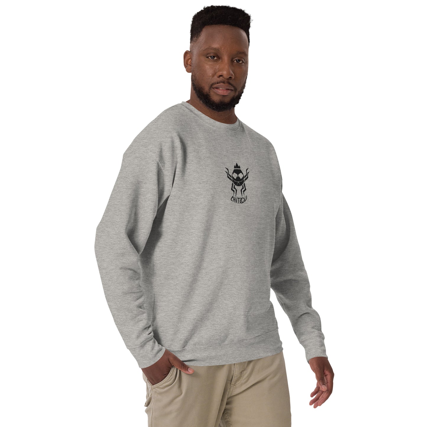Sweatshirt Unisexe CHVTROU (logo noir)