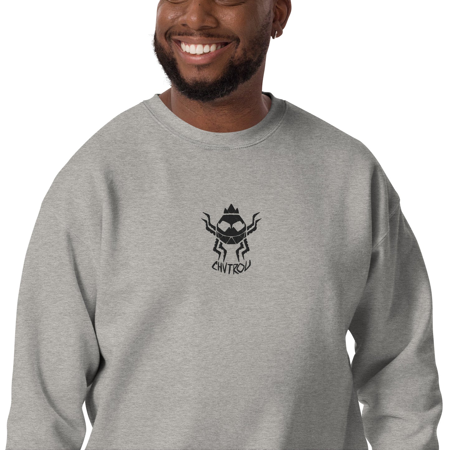 Sweatshirt Unisexe CHVTROU (logo noir)