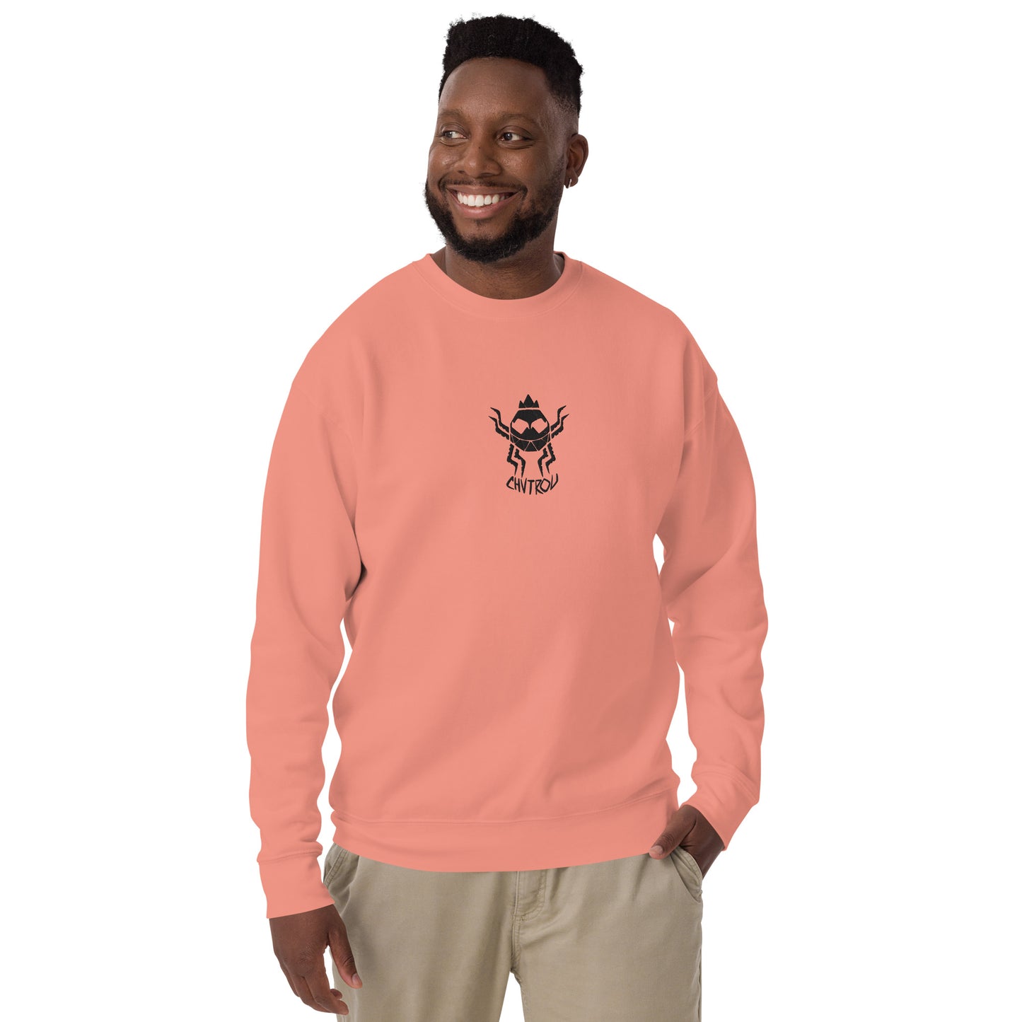 Sweatshirt Unisexe CHVTROU (logo noir)