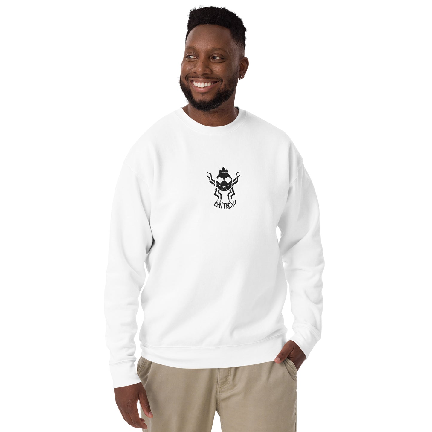 Sweatshirt Unisexe CHVTROU (logo noir)
