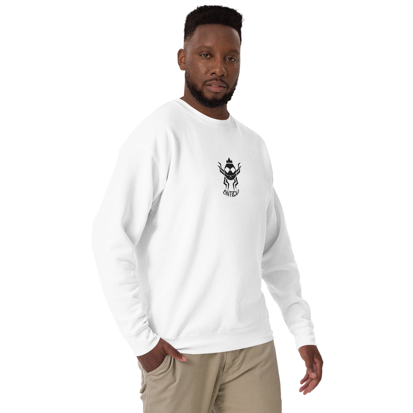 Sweatshirt Unisexe CHVTROU (logo noir)
