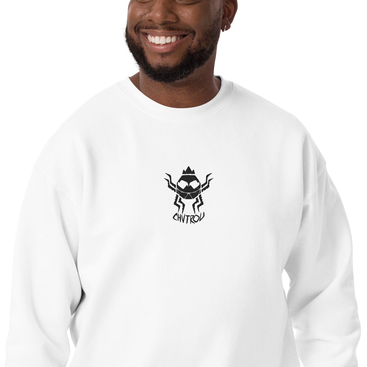 Sweatshirt Unisexe CHVTROU (logo noir)