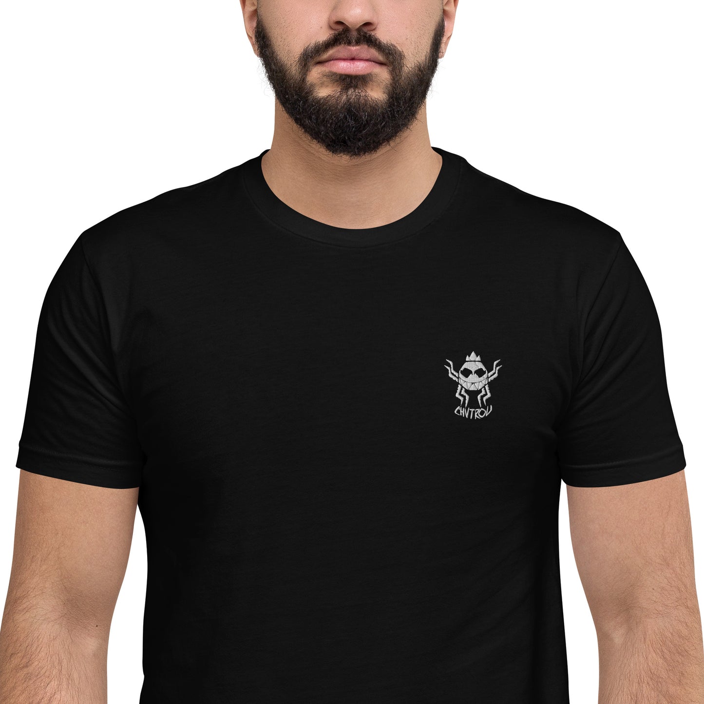 T-shirt à Manches Courtes CHVTROU (logo blanc)
