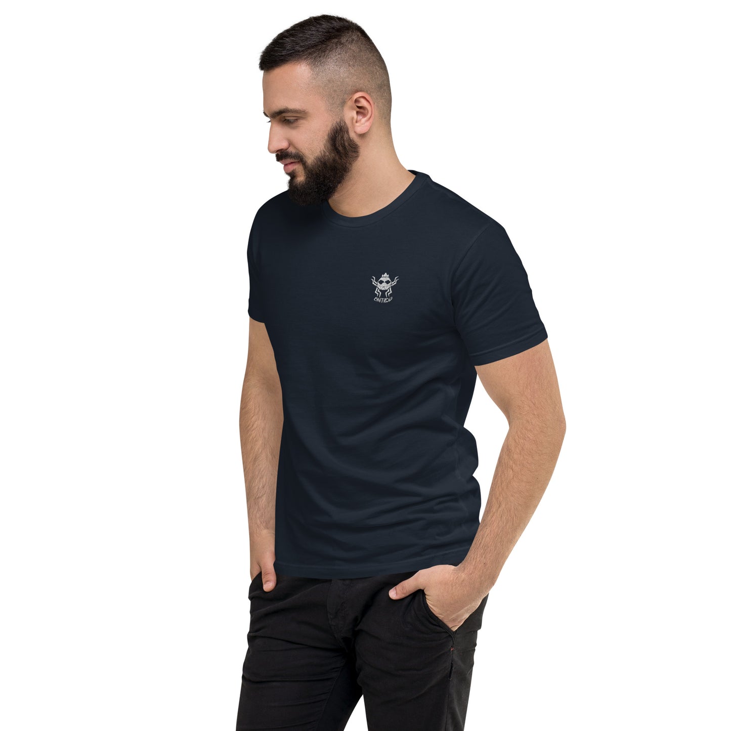 T-shirt à Manches Courtes CHVTROU (logo blanc)