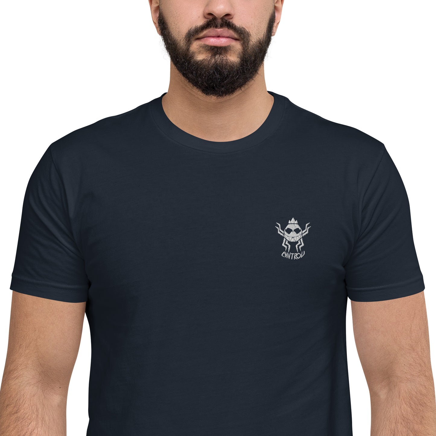 T-shirt à Manches Courtes CHVTROU (logo blanc)
