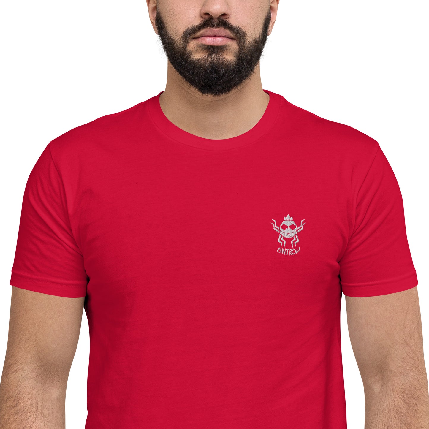 T-shirt à Manches Courtes CHVTROU (logo blanc)