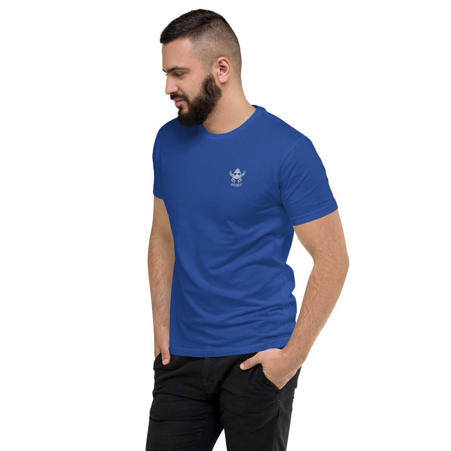 T-shirt à Manches Courtes CHVTROU (logo blanc)