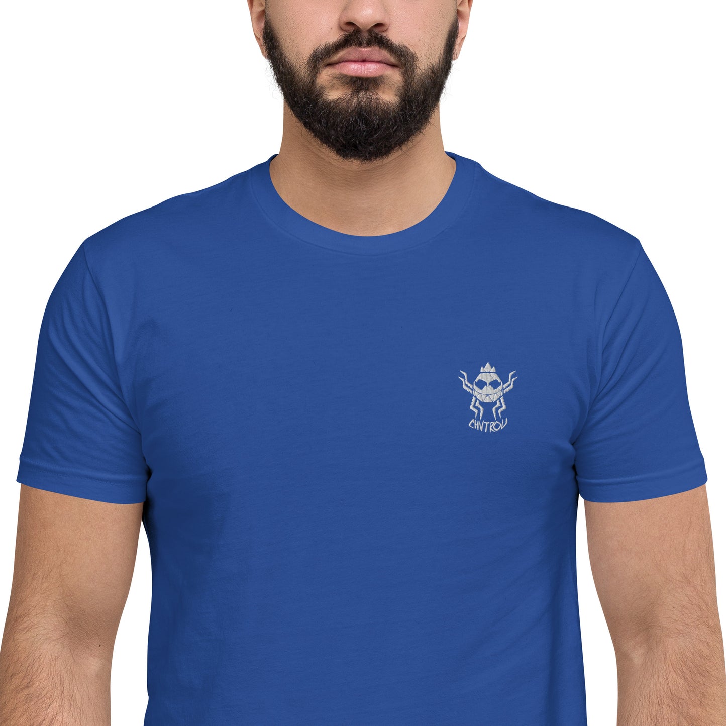 T-shirt à Manches Courtes CHVTROU (logo blanc)