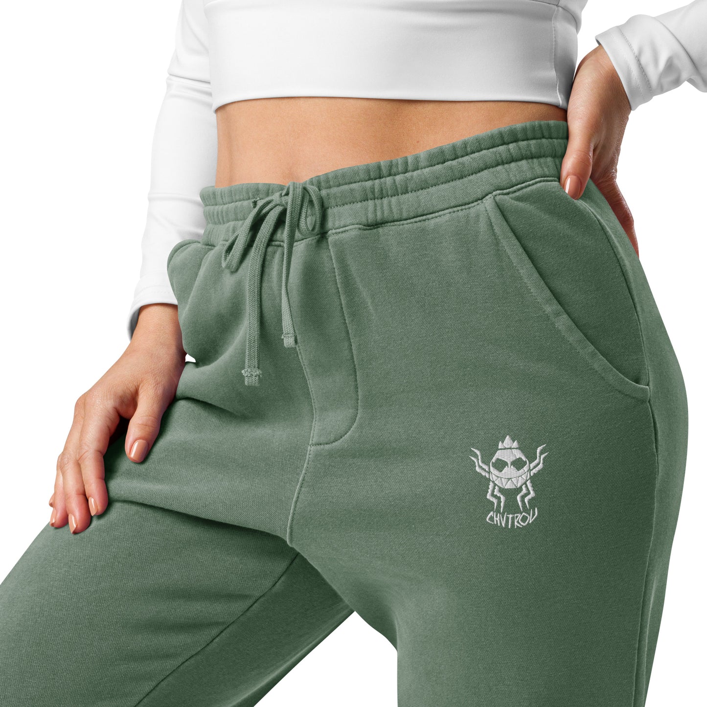 Pantalon de sport CHVTROU (logo blanc)