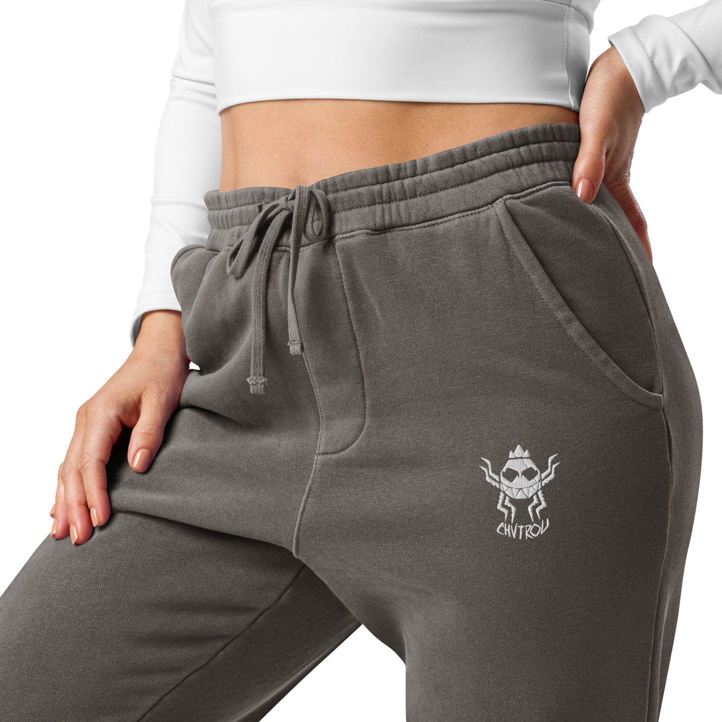 Pantalon de sport CHVTROU (logo blanc)